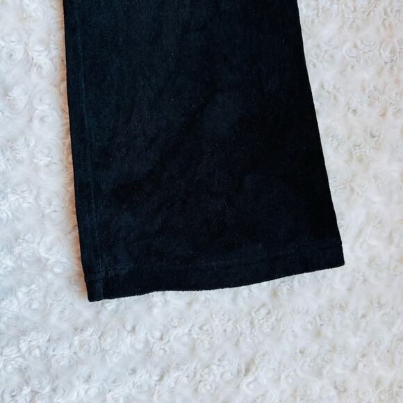 Wild Fable Womens Black Velour Velvet Flare Cotton Pants Loungewear Size Small - Picture 4 of 8